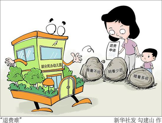 部分民办幼儿园退费难 - 暗着多收明着少退拖着不给