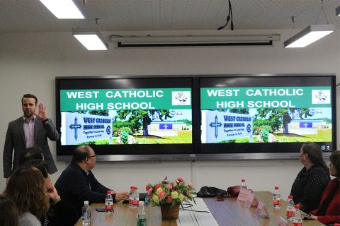 广州为明学校国际部美高校长团访问活动