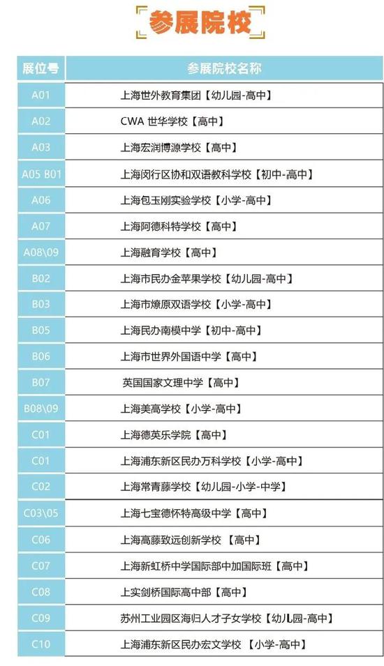 上海站 - 新浪国际学校秋冬择校巡展 逛展攻略来袭