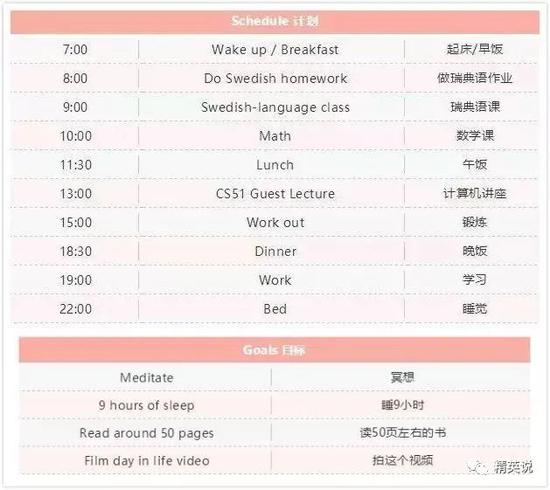 16岁美高少女爆红网络 时间管理精确到分钟