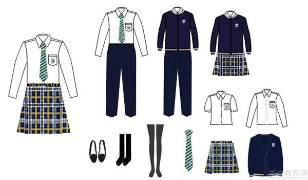 天津海嘉国际双语学校 ：天津海嘉校服细节设计，彰显特色校园文化