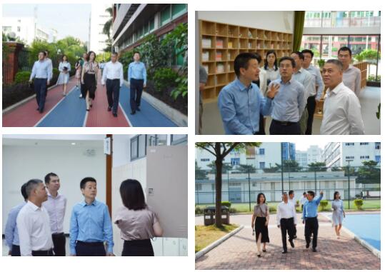 宝安区教育局领导再临新哲书院（原讯得达国际书院）