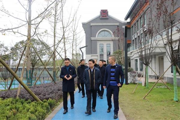 涪陵区教育考察团一行至泸州天立国际学校考察调研