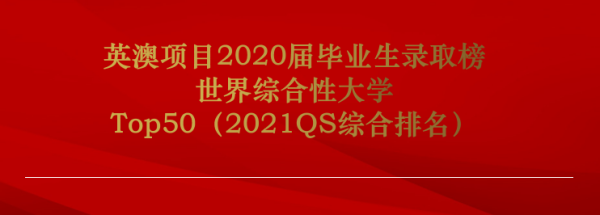 广州为明学校国际部英澳项目学生斩获世界顶尖名校录取！