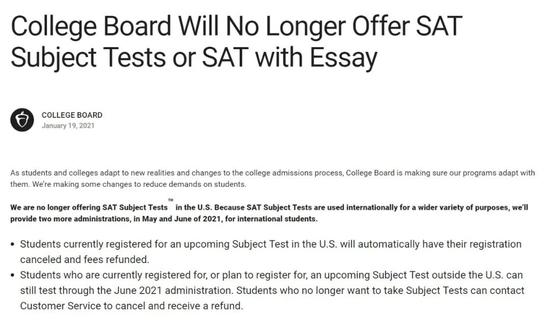 突发!SAT考试变化 国际生靠什么冲击名校?