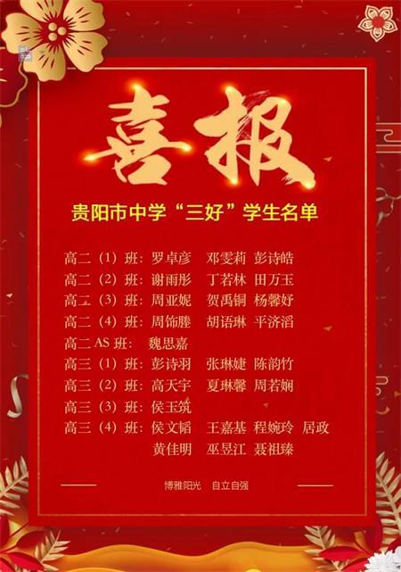 贵阳一中新世界国际学校国际部2020年度市、区级新世界“星”人物！