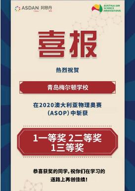 青岛梅尔顿学校牛娃斩获国际竞赛奖项32枚，牛气冲天！