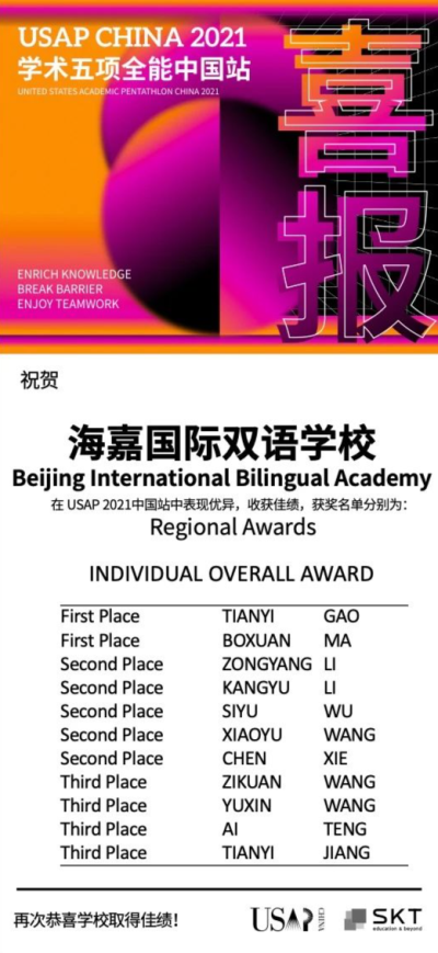 海嘉国际双语学校赛事再创佳绩！海嘉荣膺“通识教育示范学校”认证！
