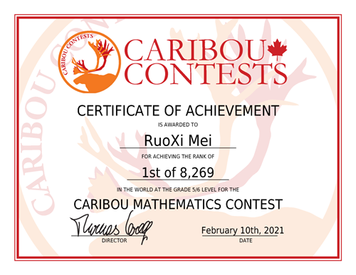 喜报 | 青岛赫德双语学校中学斩获国际数学大赛全球最高分！