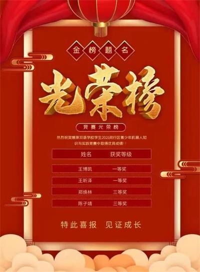 上海市燎原双语学校冠军、八强、一等奖，“非常学院”又获奖 