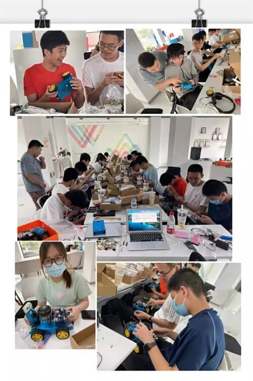 大连英领国际学校暑期人工智能AGV机器人实践