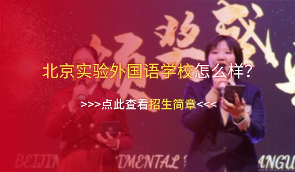 北京市实验外国语学校 ：2022年北京实验外国语学校春季招生计划