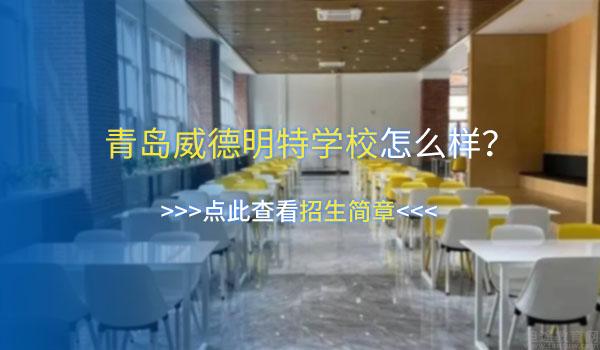 青岛威德明特双语学校 ：2022年青岛威德明特双语学校各学段学费一览