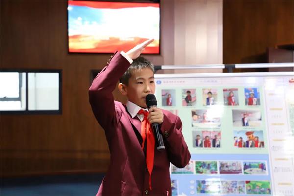西安沣东中加学校开展建队日主题活动