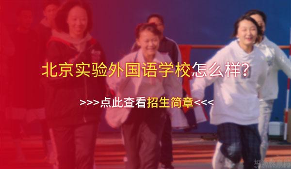 北京市实验外国语学校 ：2022年北京实验外国语学校国际部收费标准
