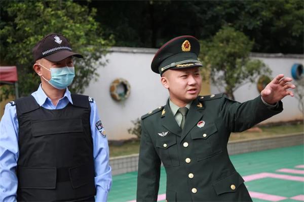 东莞市翰林实验学校国际部幼儿园反恐防暴应急演练活动