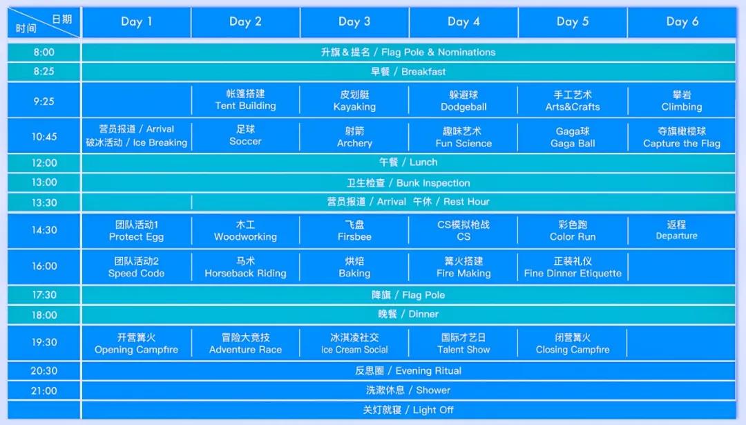 2020国庆“甩娃”难题正解来了！见学上海美式营火速Pick