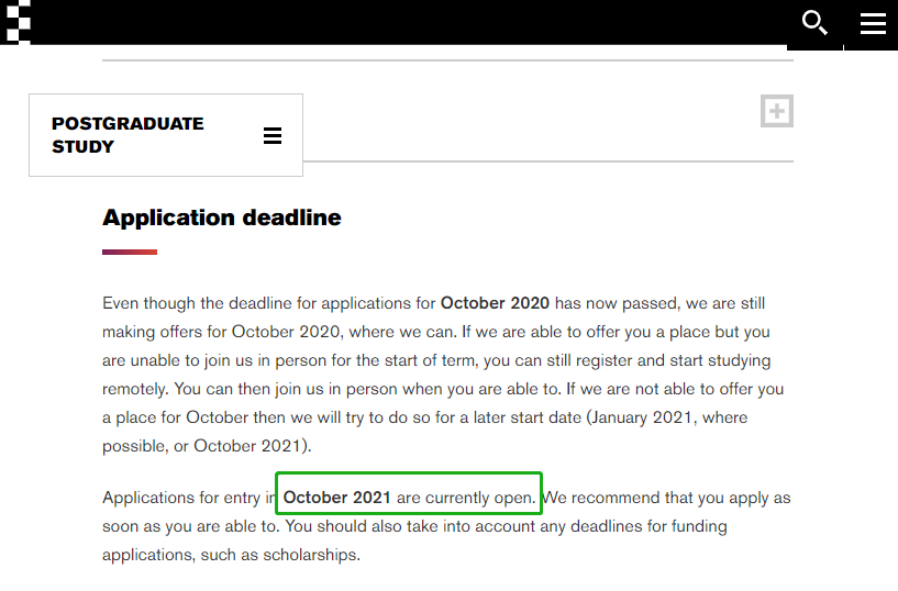 18所受欢迎英国大学2021年1月/9月申请动态更新!