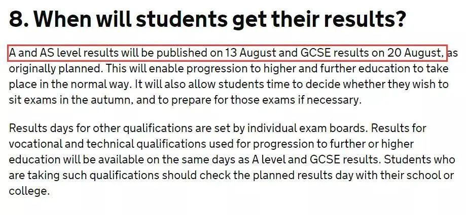 A-Level放榜日已定，2020年GCSE/A-level成绩可能会被降级！