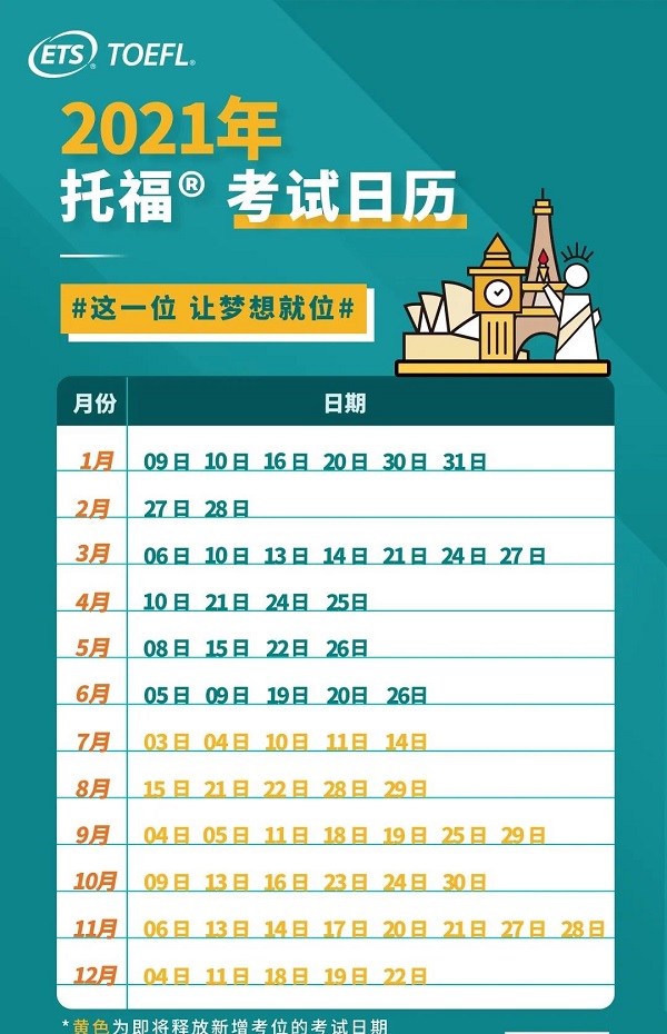 托福新增下半年考位！3月17日10点开始报名