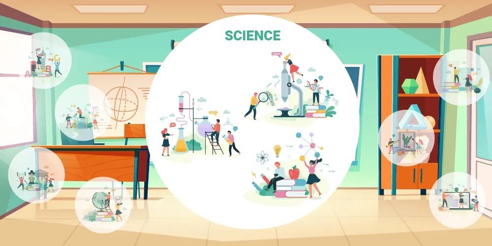 在美国读中学，自然科学学科都需要学习什么课程？