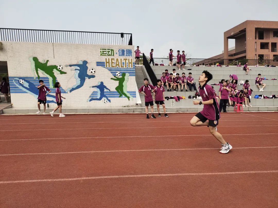 (教育教学)厉兵秣马备战体育中考 枕戈待旦无悔青春岁月 - 北外附校三水外国语学校