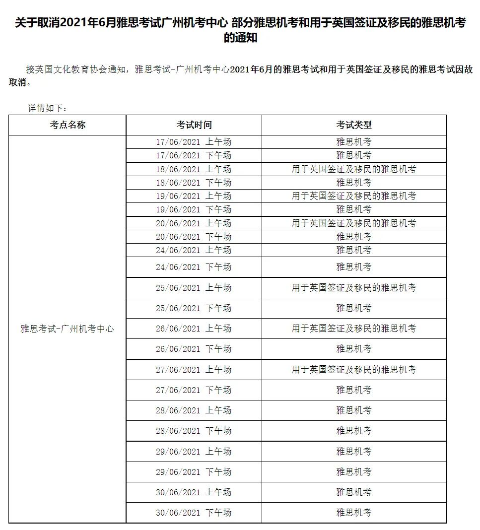 广州又有考点取消雅思考试!考生何去何从?