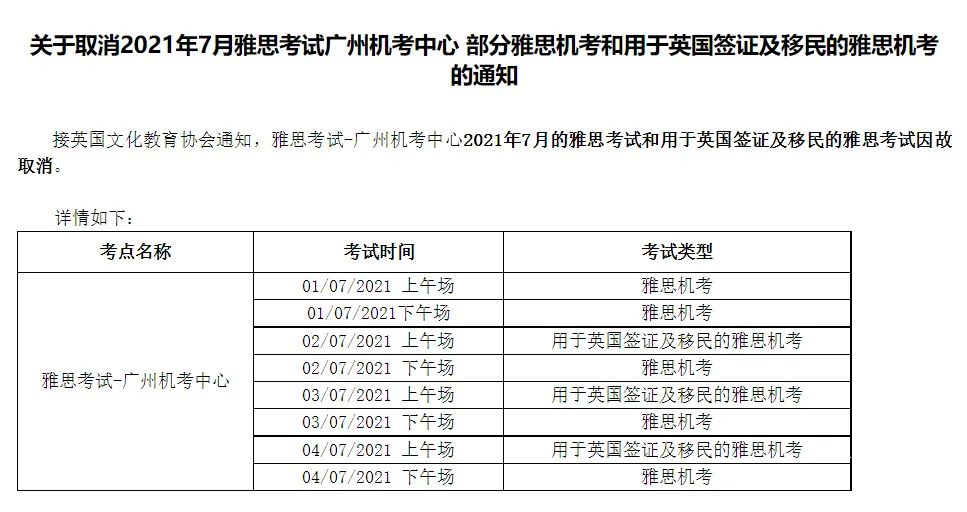 广州又有考点取消雅思考试!考生何去何从?