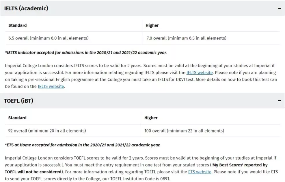 2022热门英国大学语言要求汇总!