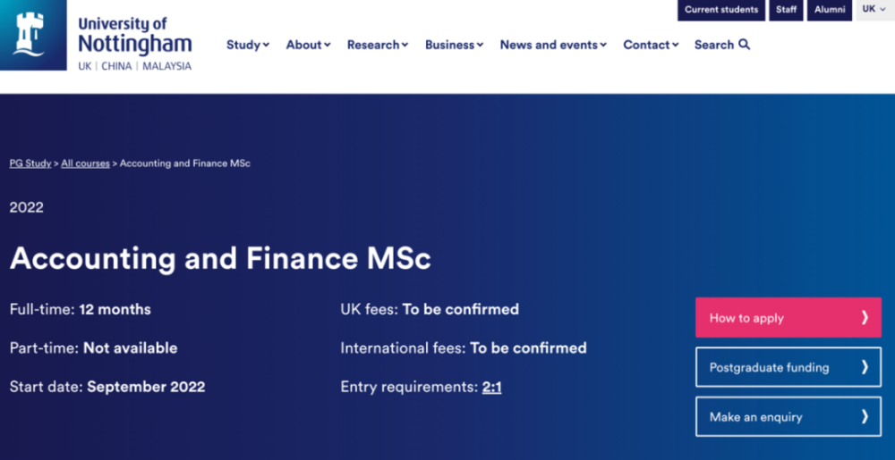 抓紧时间!2022年英国大学硕士申请开放时间来啦!