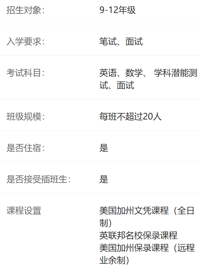 橘郡美高国际高中介绍