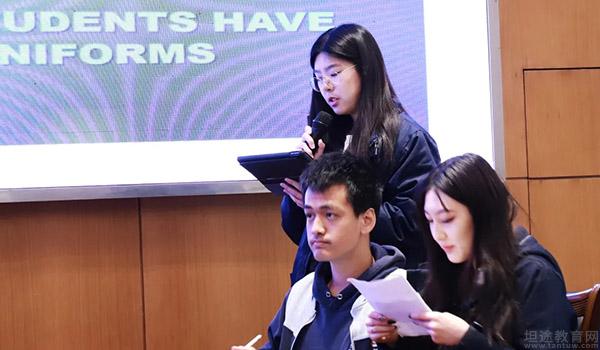 上海融育学校 ：上海融育学校高中生英语辩论赛太精彩了！