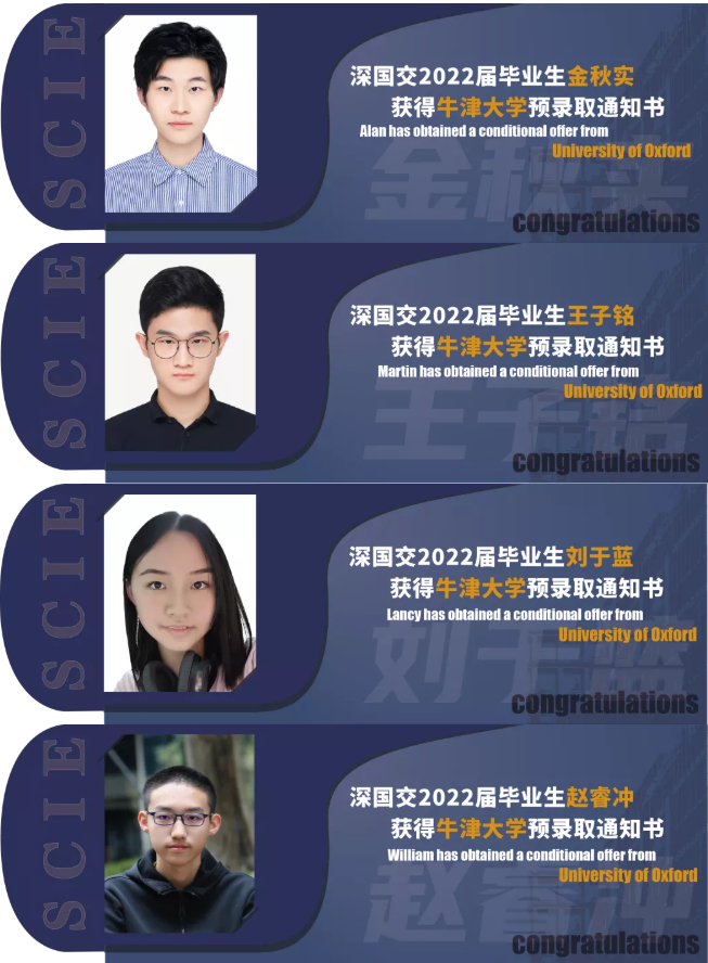 2022年深圳国际交流学院剑桥大学预录取名单公布！                