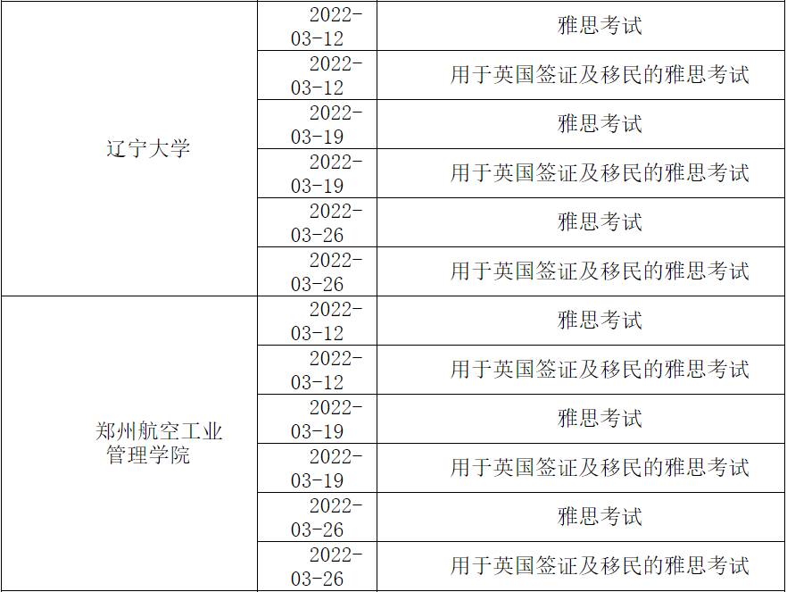 注意！全国73个考点取消雅思考试！