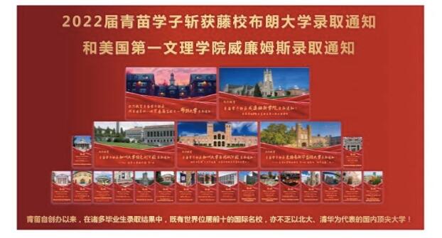 世界名校更青睐什么样的学生?青苗国际双语学校用录取成绩告诉您答案！ _ 青苗国际双语学校
