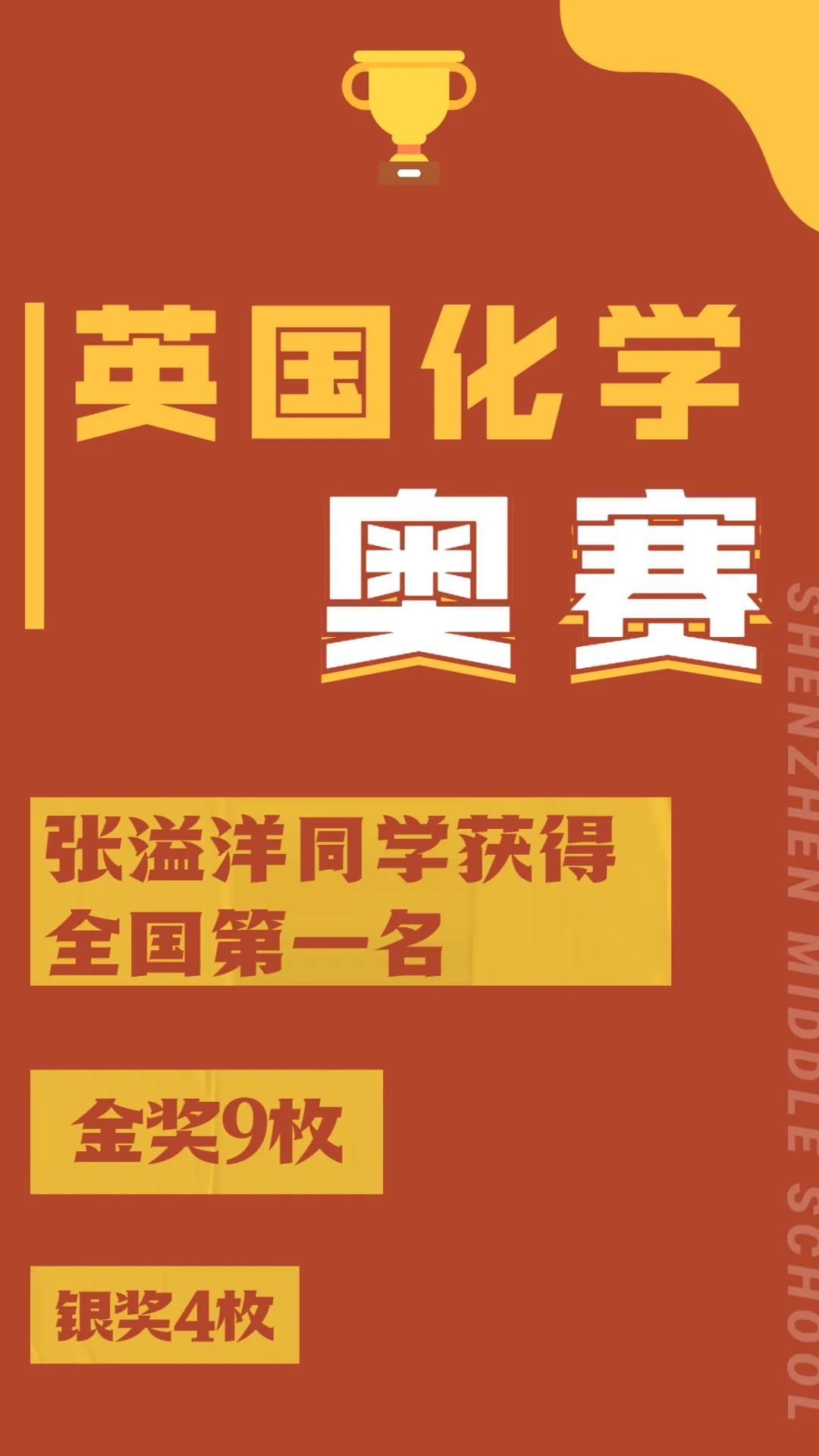 全国第一名!深中学子在英国化学奥赛中斩获佳绩 全国第一名!深中学子在英国化学奥赛中斩获佳绩