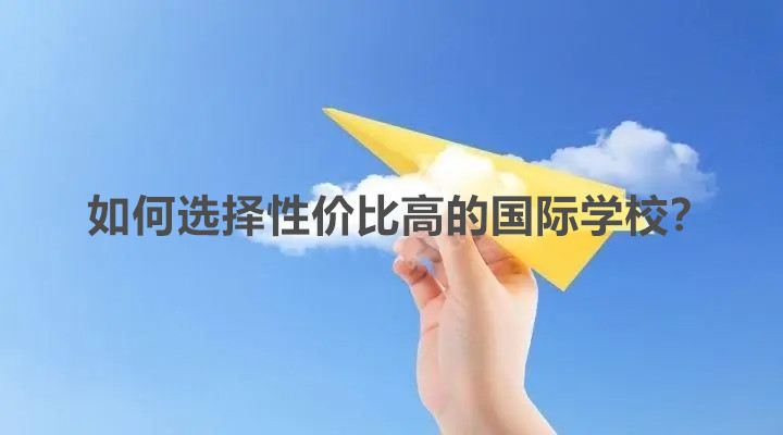如何选择性价比高的国际学校?