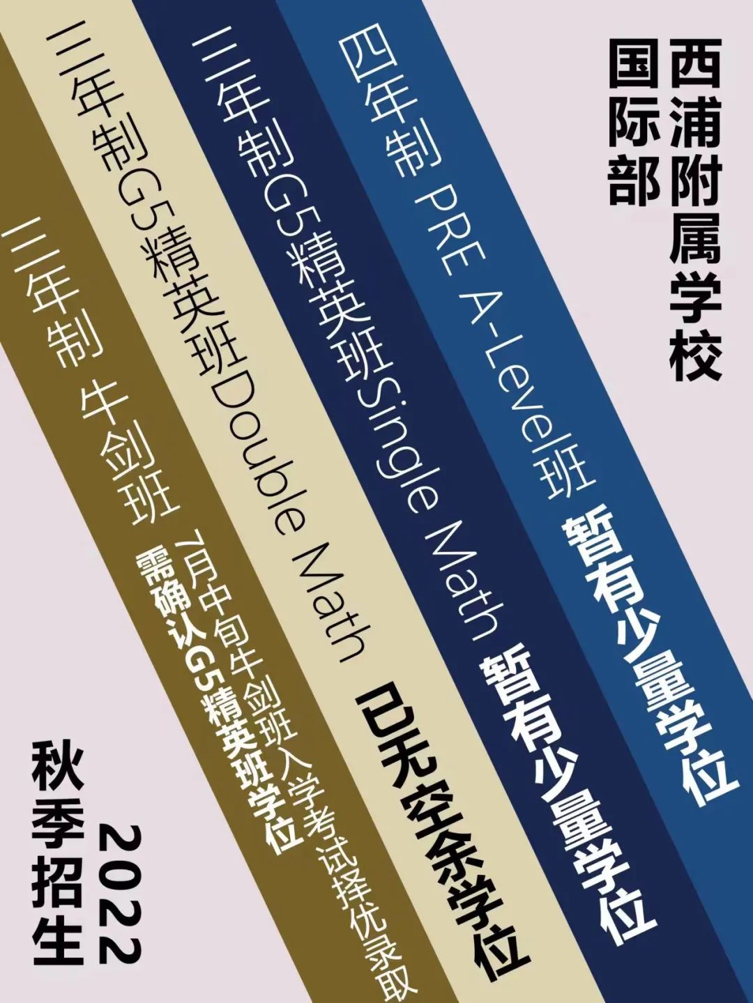 苏州市国际学校招生情况及最后的补录机会！                