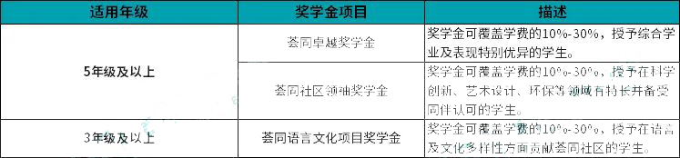 深圳热门国际学校奖学金如何设置?                