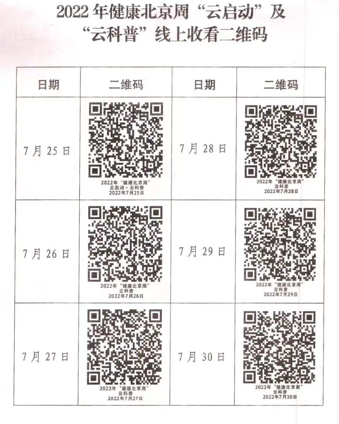 人朝小学部2022年“健康北京周”主题宣传活动                