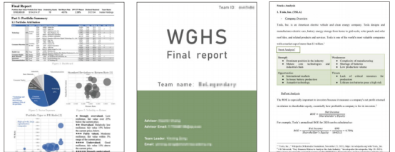 上海天华英澳美学校介绍WGHS沃顿全球高中生投资挑战赛                