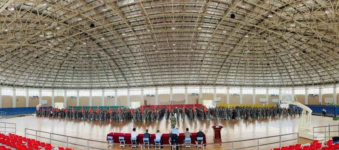 中加枫华国际学校2022级高一新生军训开营仪式                
