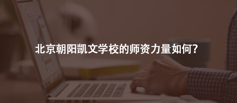 北京朝阳凯文学校的师资力量如何?
