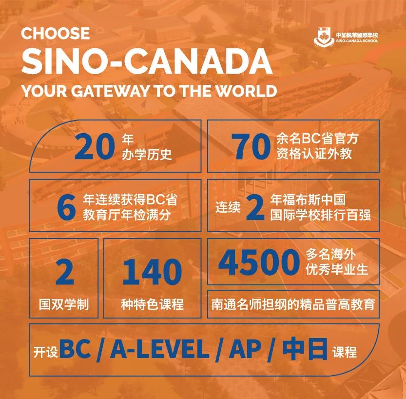11月20日中加枫华国际学校开放日预约通道开启！                