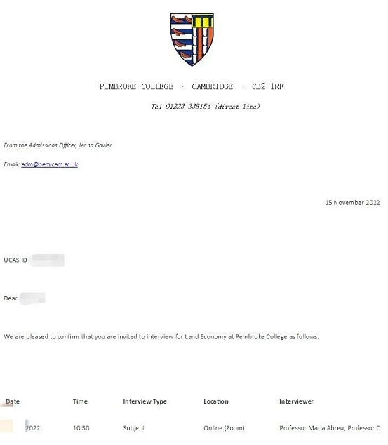领跑东北!英领国际学校录取再续辉煌!剑桥大学首封面试邀请来啦! _ 英领国际学校