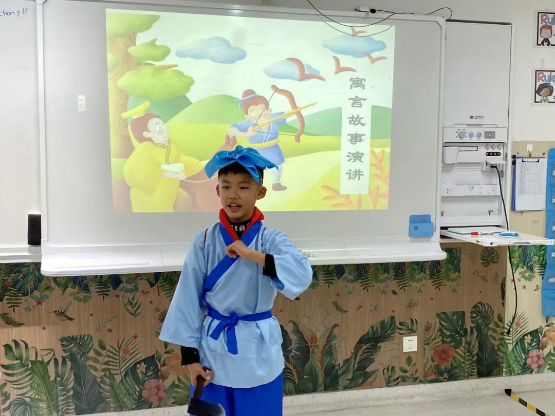 上海金山杭州湾双语学校：语文寓言故事大赛开始了                